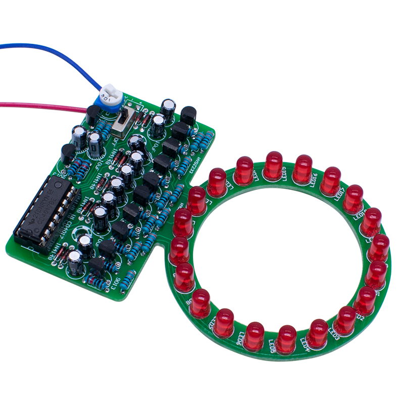 Diy Electronics Projects For Students - طقم مصباح LED متدرج اللون CD4017،