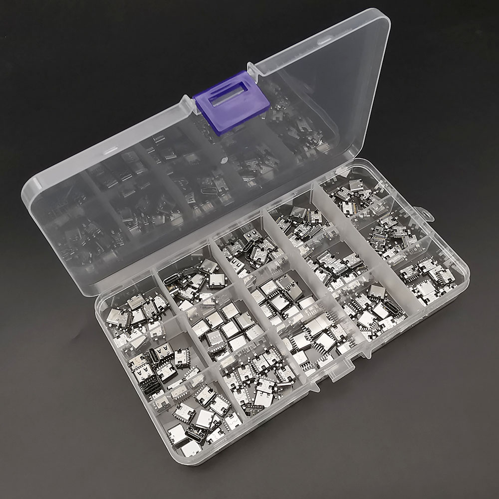 Smd Solder Paste - 15 نماذج/صندوق نوع C USB-C جاك
