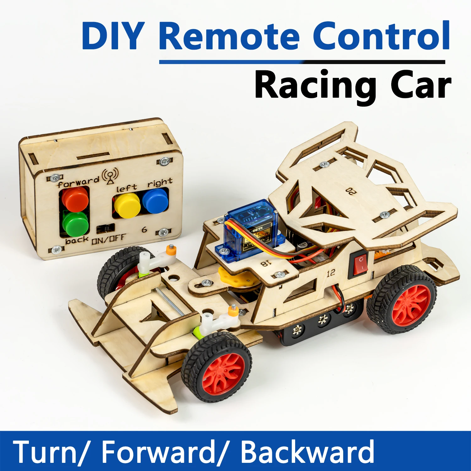 Diy Electronics Projects For Students - مجموعة أدوات توجيه السيارة للتحكم عن