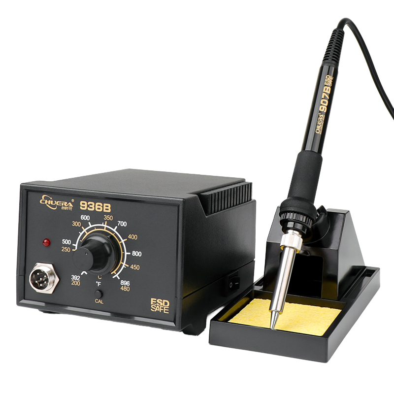 Soldering Iron Kit - محطة لحام 936B سريعة التسخين، طقم