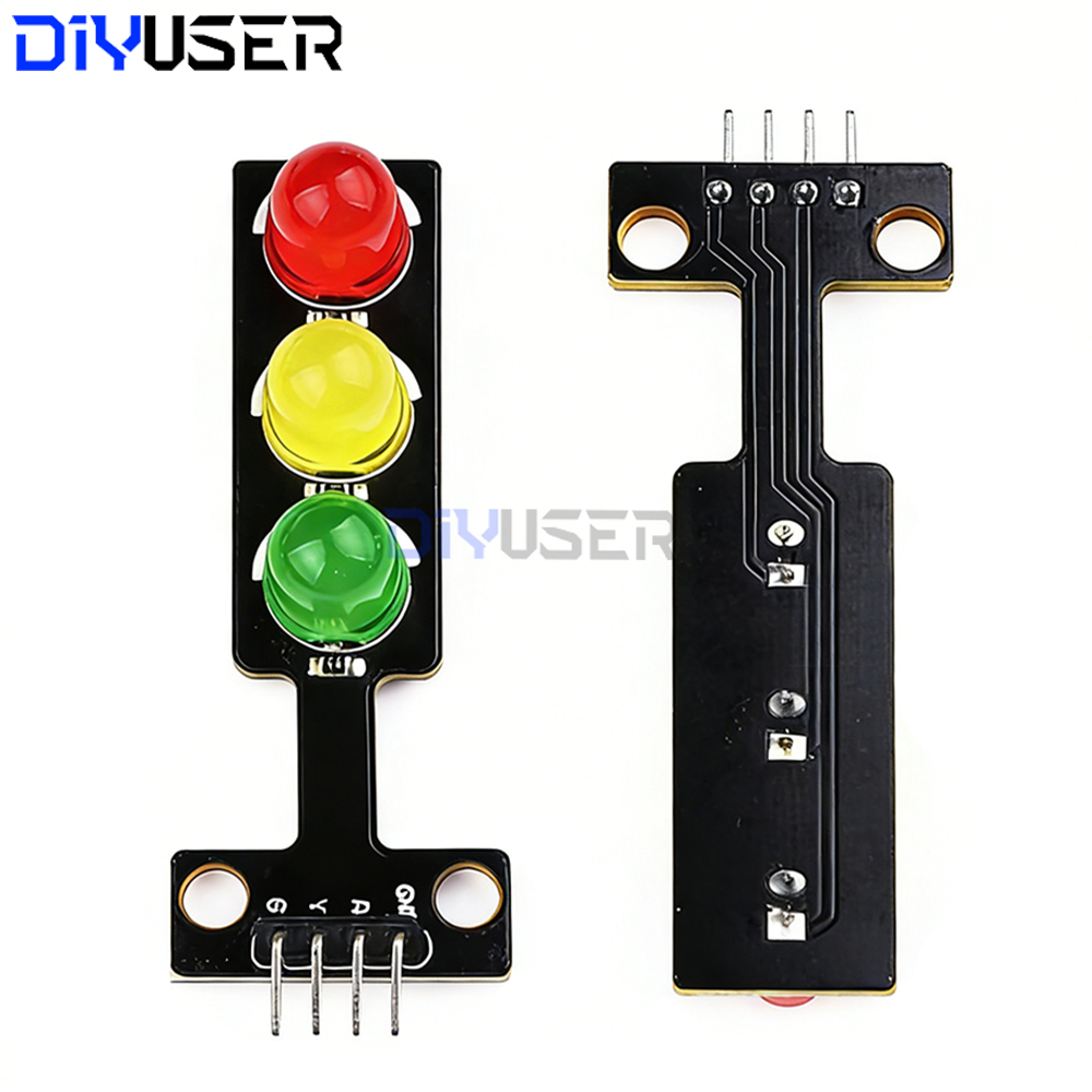 Diy Electronics Raspberry Pi - وحدة إشارة مرور LED رقمية 5