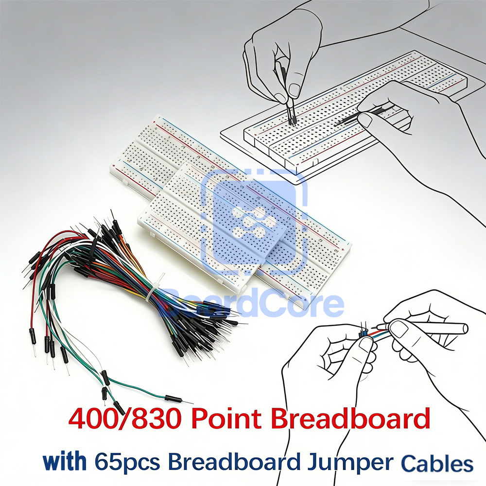Diy Electronics Raspberry Pi - طقم لوحة توصيل 400/830 نقطة مع