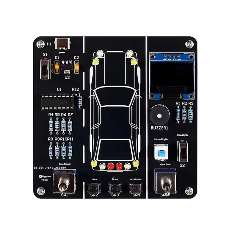 Diy Electronics Projects For Students - مجموعة محاكاة قيادة السيارة JABS-DIY للتدريب