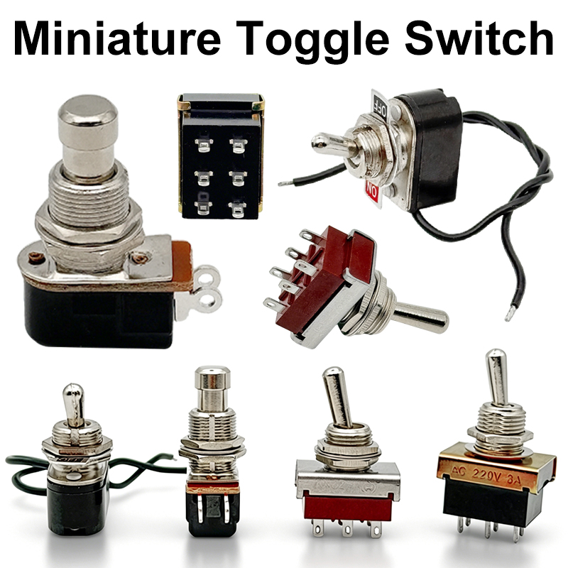 Diy Guitar Electronics - مفتاح تبديل SPST بفتحة 12 مم،