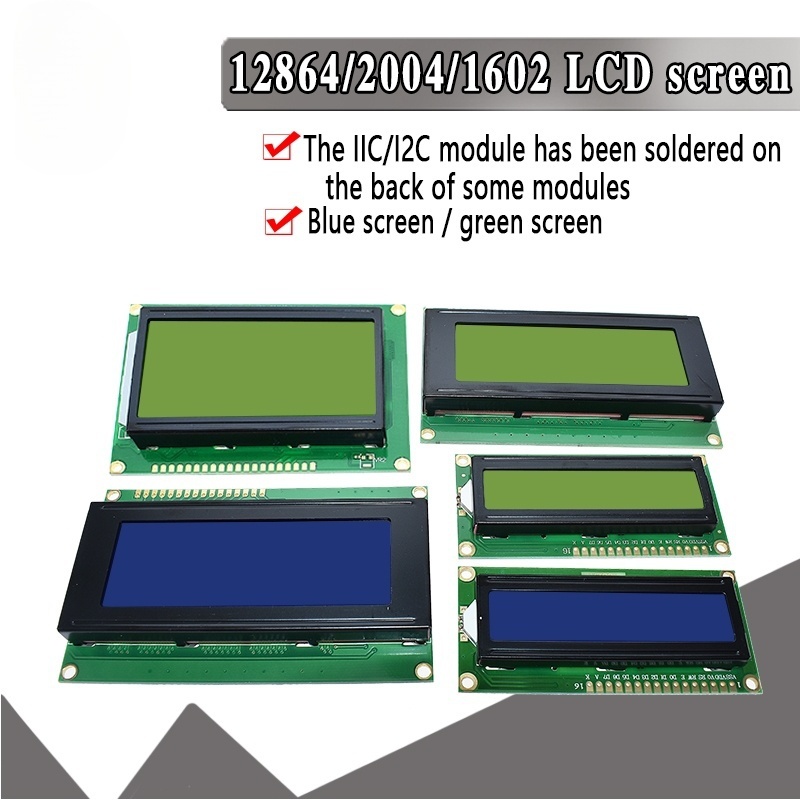 I2C Lcd Display - وحدة شاشة LCD 1602 2004 باللون