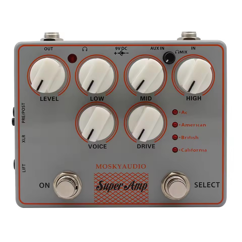 Diy Guitar Electronics - Mosky 4 AMP في صندوق مكبر