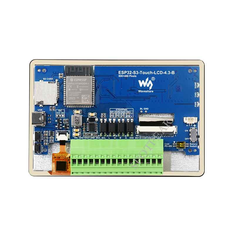 شاشة لمس ESP32 S3 بدقة 800×480 - مراجعة I2C Lcd Display وسعره