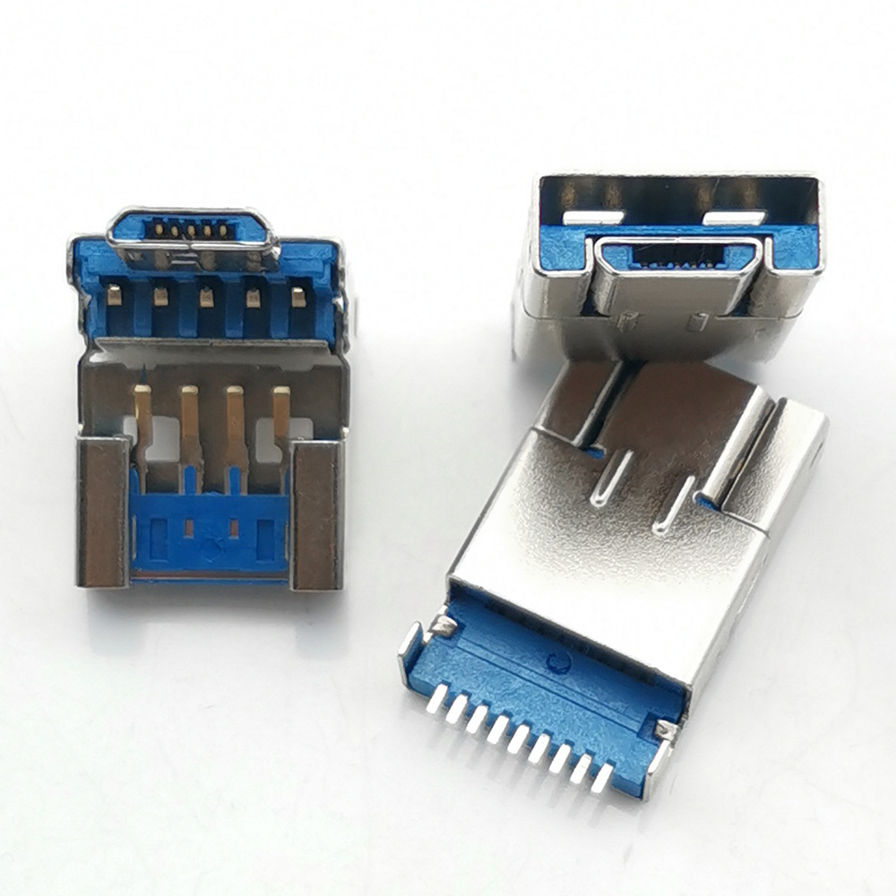 10 قطعة USB3.0 نوع + مايكرو ذك - مراجعة Smd Solder Paste وسعره