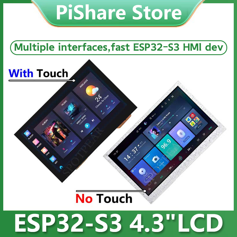 شاشة عرض ESP32 S3 تعمل باللمس  - مراجعة I2C Lcd Display وسعره