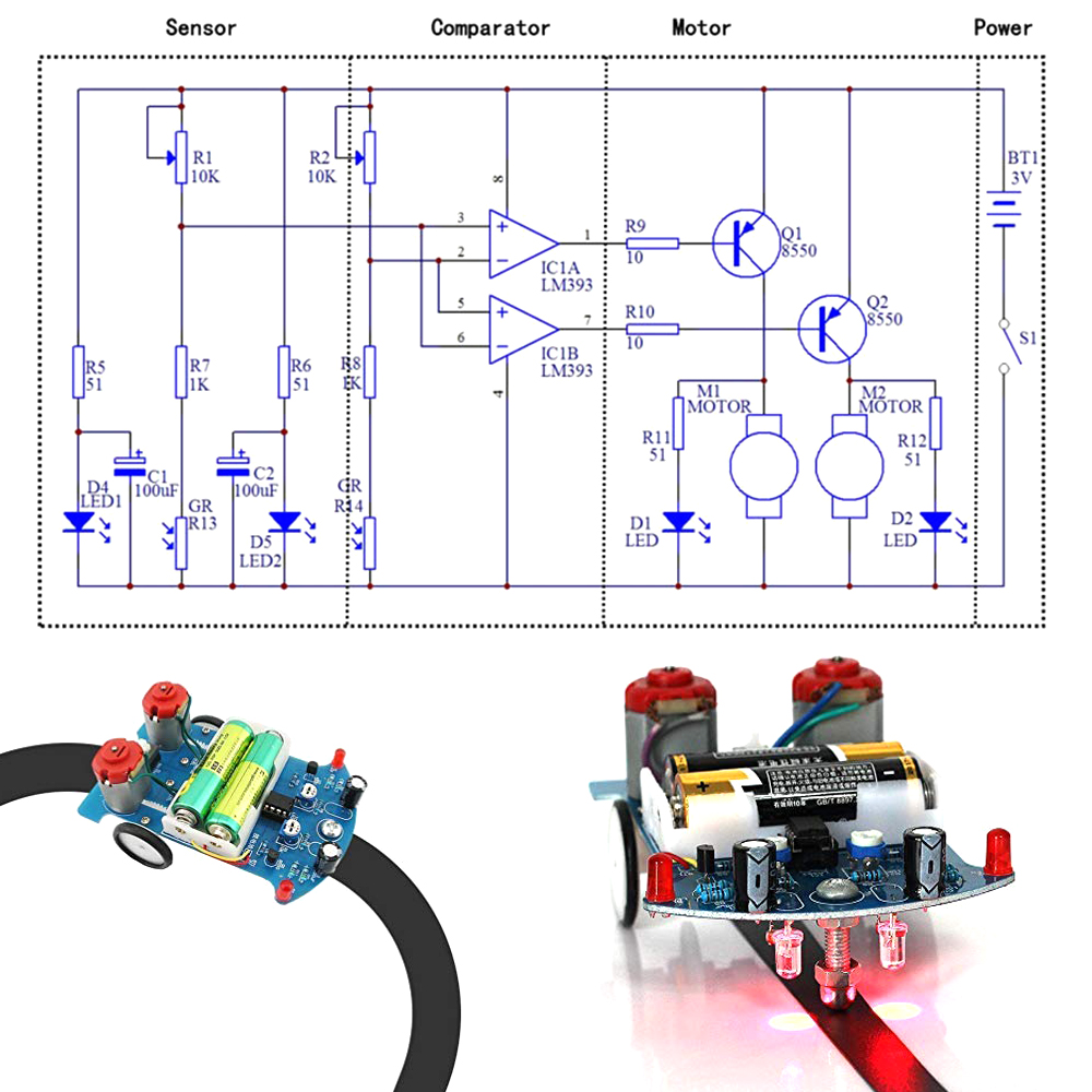 سيارة ذكية مجموعة إلكترونيات د - مراجعة Diy Electronics Projects For Students وسعره
