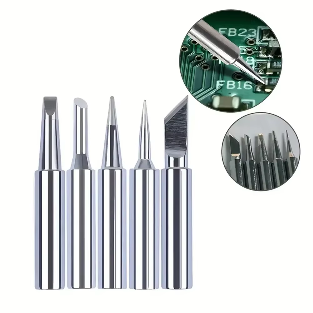 مجموعة من 5 قطع رؤوس لحام 900M - مراجعة Soldering Iron Kit وسعره