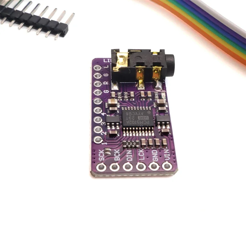 PCM5102A I2S DAC فك مرحبا فاي  - مراجعة Diy Electronics Raspberry Pi وسعره