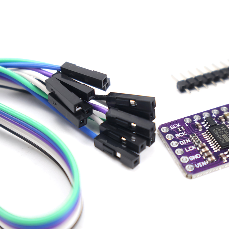 PCM5102A I2S DAC فك مرحبا فاي  - مراجعة Diy Electronics Raspberry Pi وسعره