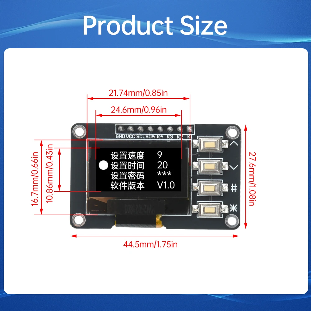 شاشة OLED مقاس 0.96 بوصة لـ Ar - مراجعة I2C Lcd Display وسعره
