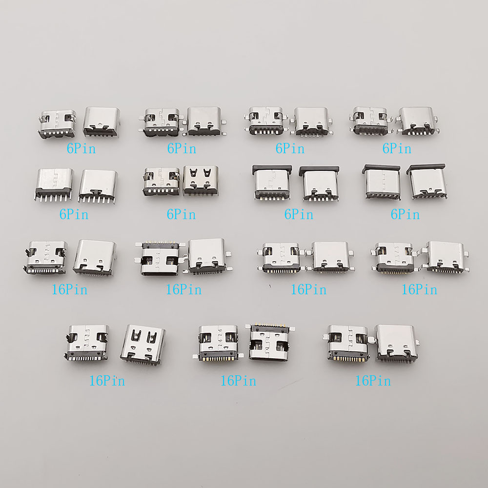 15 نماذج/صندوق نوع C USB-C جاك - مراجعة Smd Solder Paste وسعره