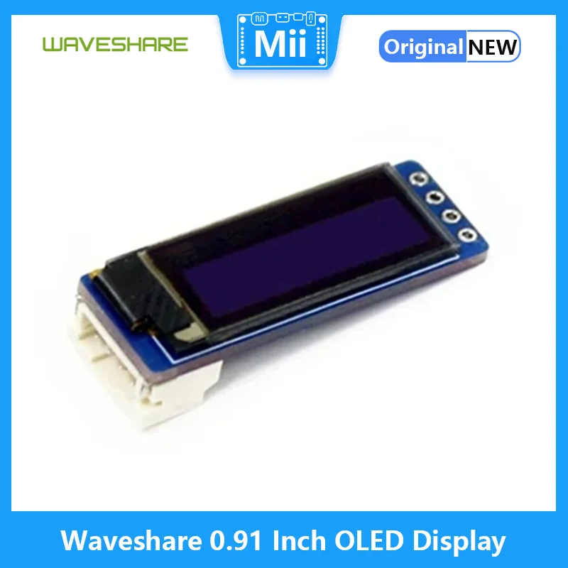 Waveshare 0.91 بوصة OLED وحدة  - مراجعة I2C Lcd Display وسعره