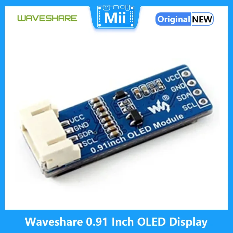 Waveshare 0.91 بوصة OLED وحدة  - مراجعة I2C Lcd Display وسعره
