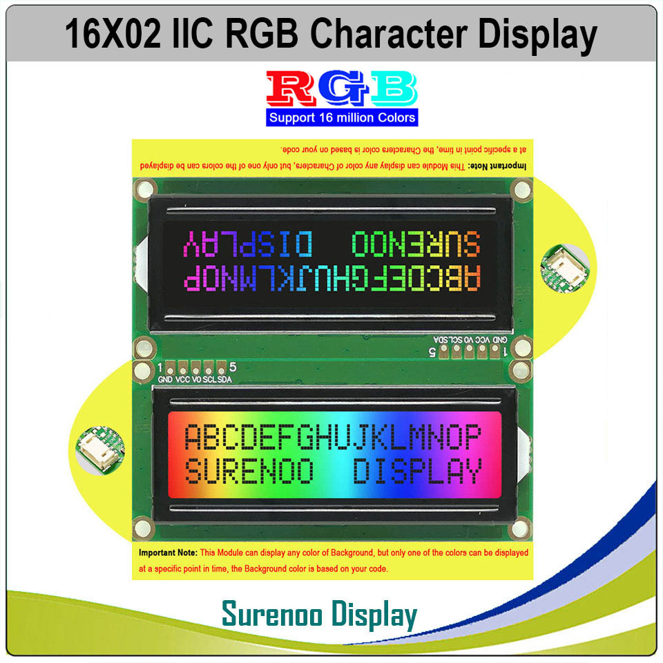 Grove 162 16X2 1602 3.3-5V الم - مراجعة I2C Lcd Display وسعره