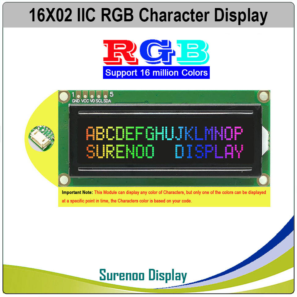 Grove 162 16X2 1602 3.3-5V الم - مراجعة I2C Lcd Display وسعره