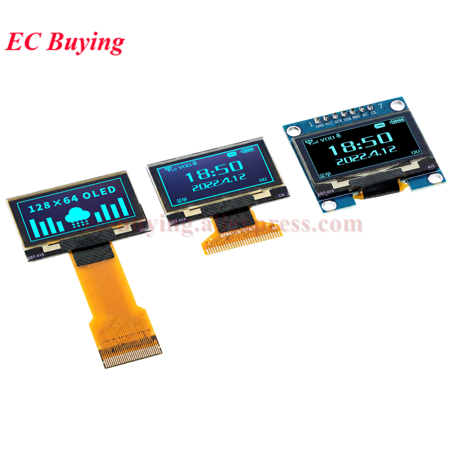 شاشة OLED مقاس 1.3 بوصة، شاشة  - مراجعة I2C Lcd Display وسعره