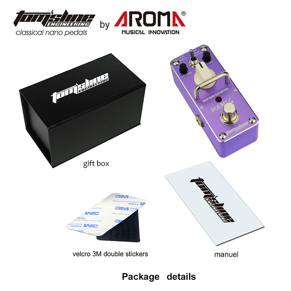 AROMA AMC-3 دواسة تأثيرات تشوي - مراجعة Diy Guitar Electronics وسعره
