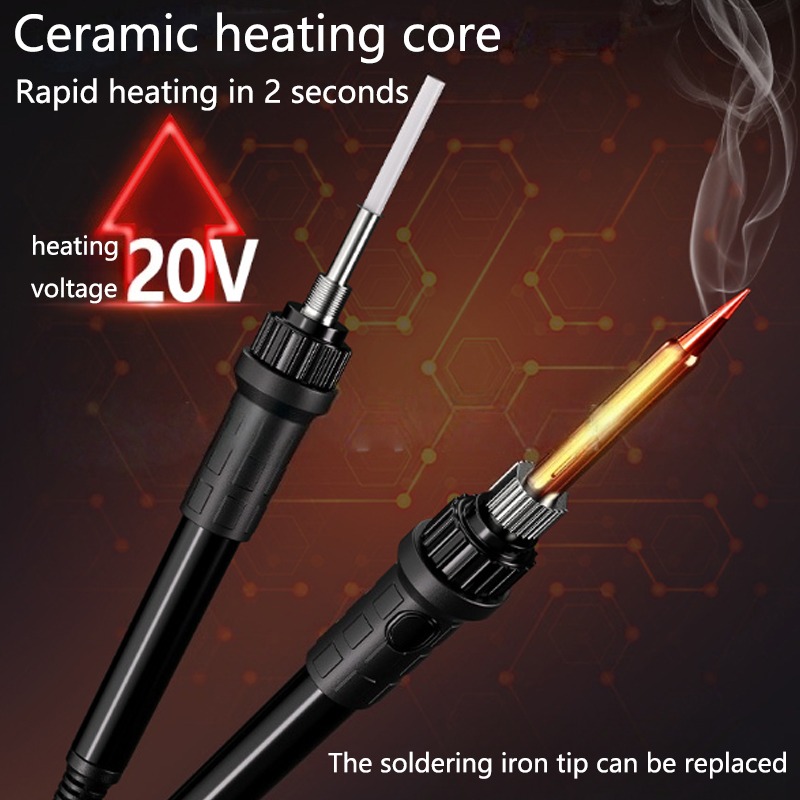 محطة لحام لاسلكية تعمل ببطارية - مراجعة Soldering Iron Kit وسعره