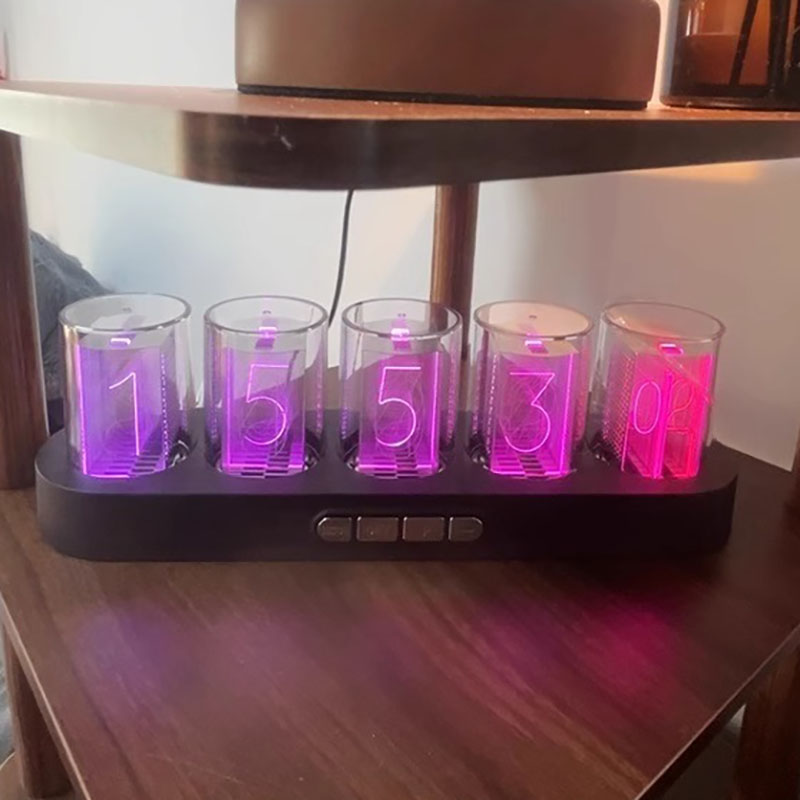 ساعة أنبوبية إلكترونية DIY، سا - مراجعة Diy Electronics Desk وسعره