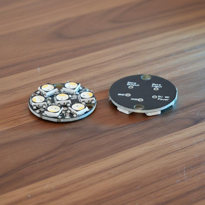 لوحة دوائر LED دائرية WS2812 7 - مراجعة Diy Electronics Projects For Students وسعره