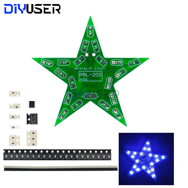 تدريب الطلاب DIY Kit الخماسية  - مراجعة Smd Solder Paste وسعره