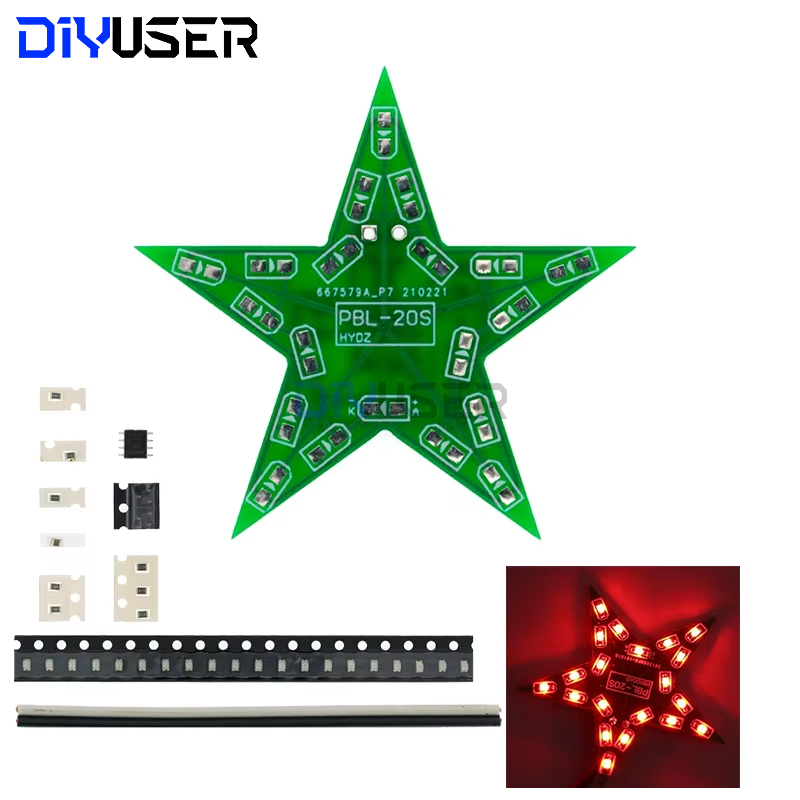 تدريب الطلاب DIY Kit الخماسية  - مراجعة Smd Solder Paste وسعره