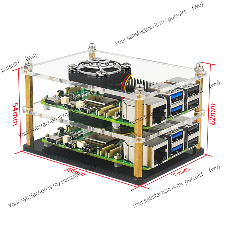 علبة أكريليك شفافة لـ Raspberr - مراجعة Diy Electronics Raspberry Pi وسعره