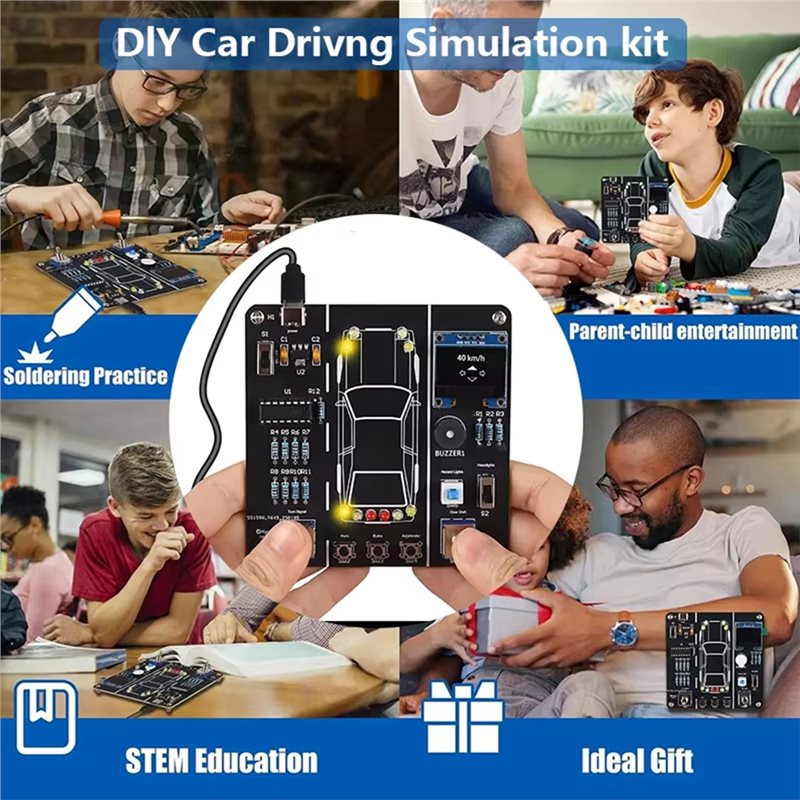 مجموعة محاكاة قيادة السيارة JA - مراجعة Diy Electronics Projects For Students وسعره