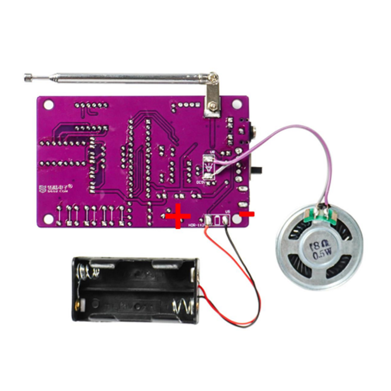 طقم راديو FM إلكتروني للتركيب  - مراجعة Diy Electronics Radio وسعره