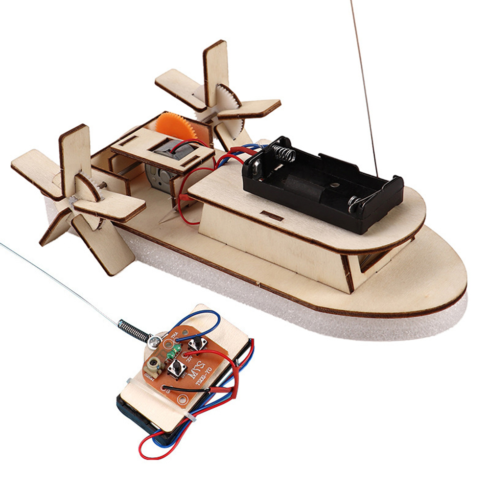 نموذج قارب خشبي ديي ألعاب العل - مراجعة Diy Electronics For Kids وسعره