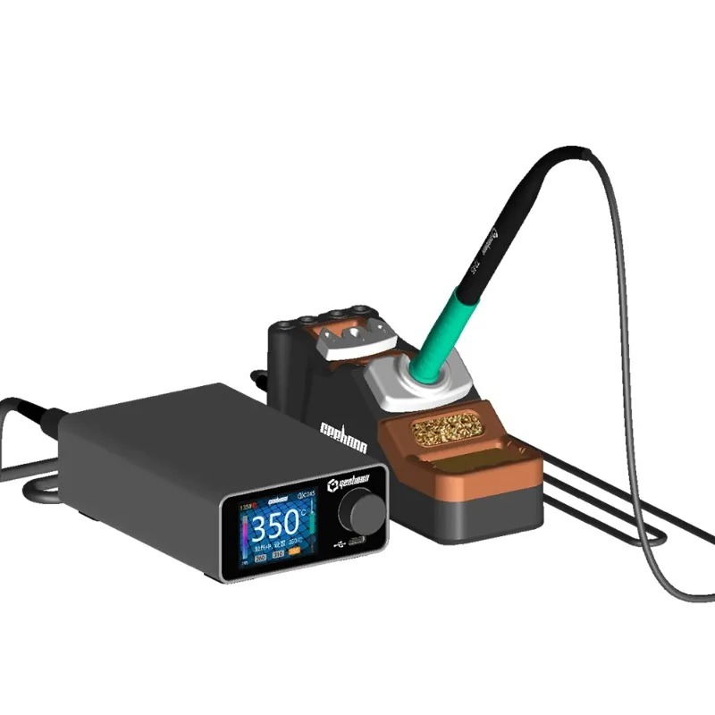 طقم محطة لحام GEEBOON TC22 بقو - مراجعة Soldering Iron Kit وسعره
