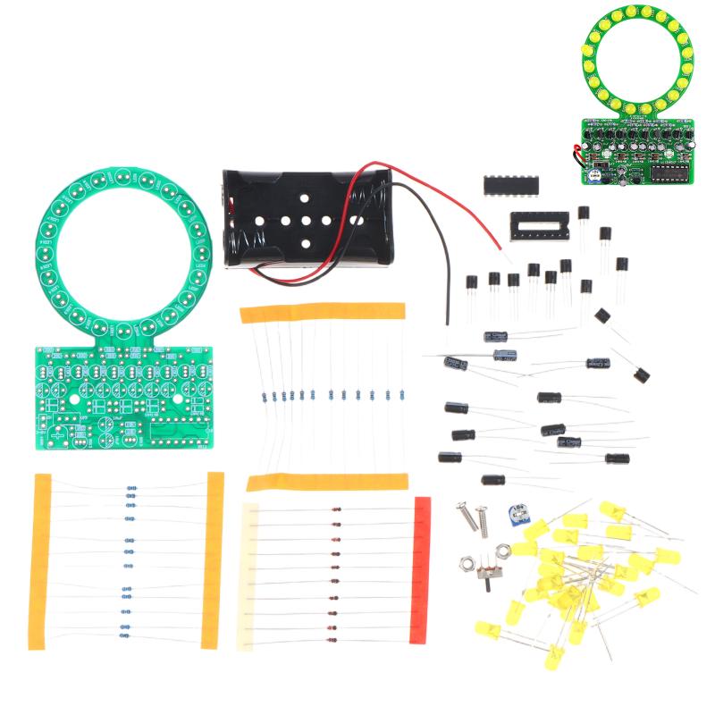 طقم إضاءة LED متدفقة الماء للت - مراجعة Diy Electronics Projects For Students وسعره