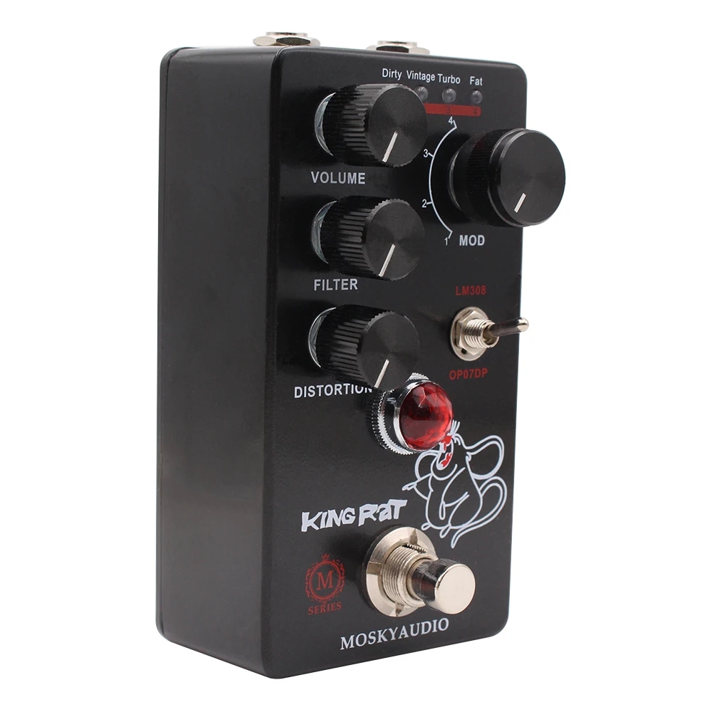 دواسة تأثيرات موسكي كينج رات ل - مراجعة Diy Guitar Electronics وسعره
