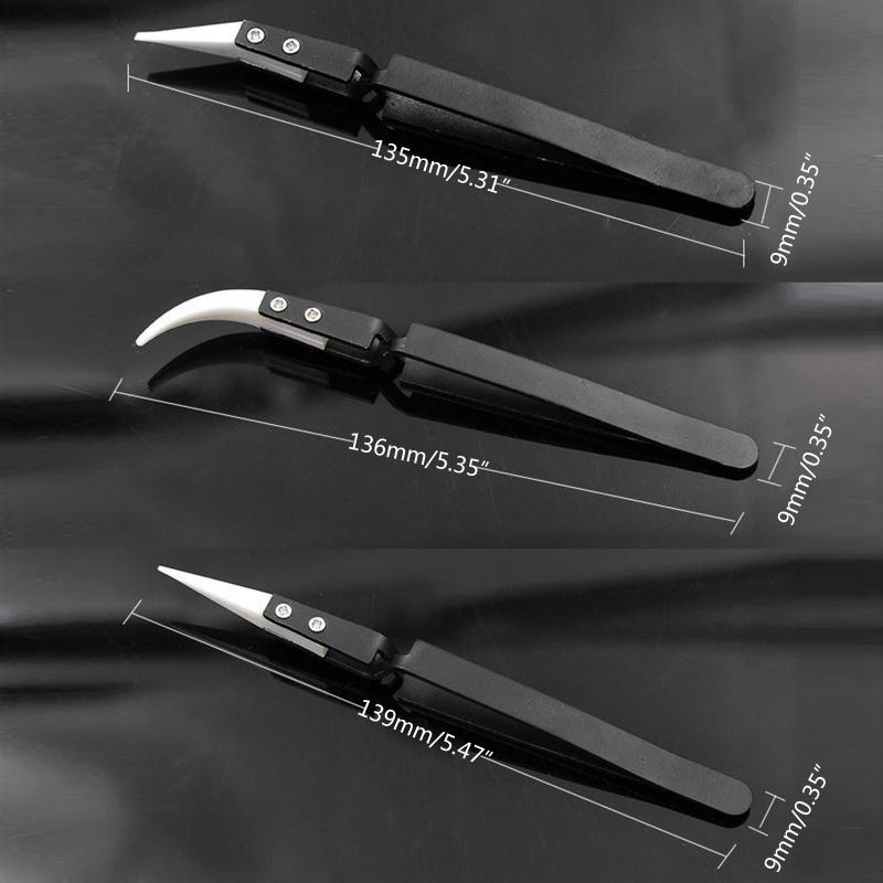 طقم من 3 ملاقط مقاومة للحرارة  - مراجعة Soldering Iron Kit وسعره