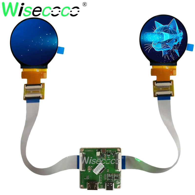 شاشة LCD مزدوجة دائرية IPS مقا - مراجعة Diy Electronics Raspberry Pi وسعره