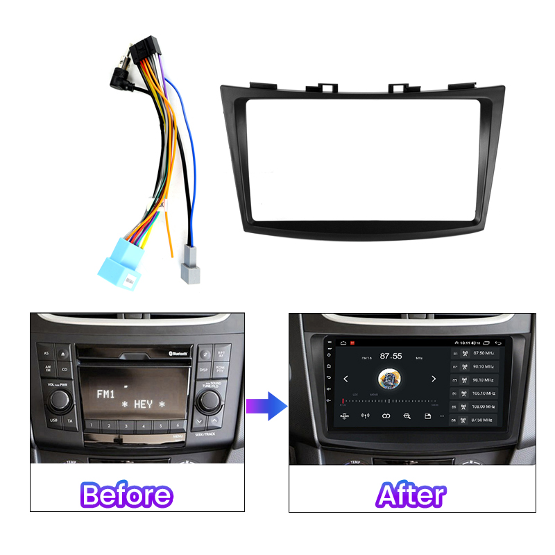 طقم لوحة تثبيت لوحة القيادة ME - مراجعة Diy Electronics Radio وسعره