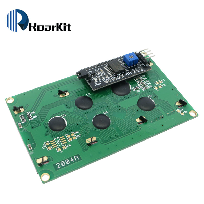 وحدة LCD شاشة خضراء زرقاء/صفرا - مراجعة I2C Lcd Display وسعره