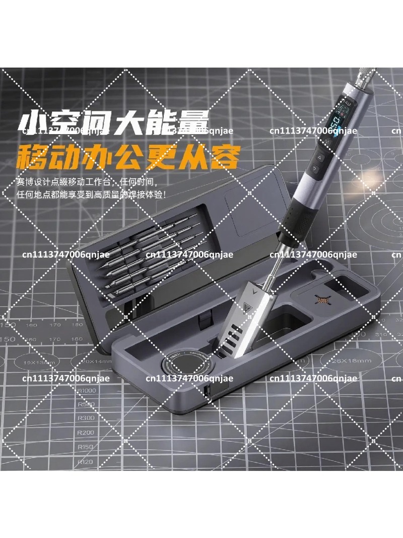 محطة عمل محمولة ذكية للكاوية ا - مراجعة Soldering Iron Kit وسعره
