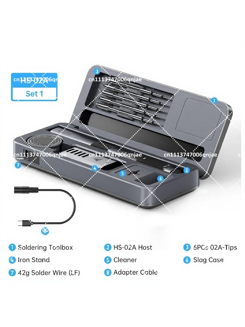 محطة عمل محمولة ذكية للكاوية ا - مراجعة Soldering Iron Kit وسعره