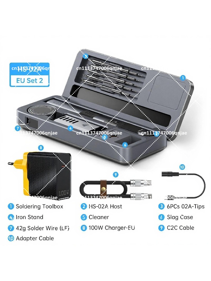 محطة عمل محمولة ذكية للكاوية ا - مراجعة Soldering Iron Kit وسعره