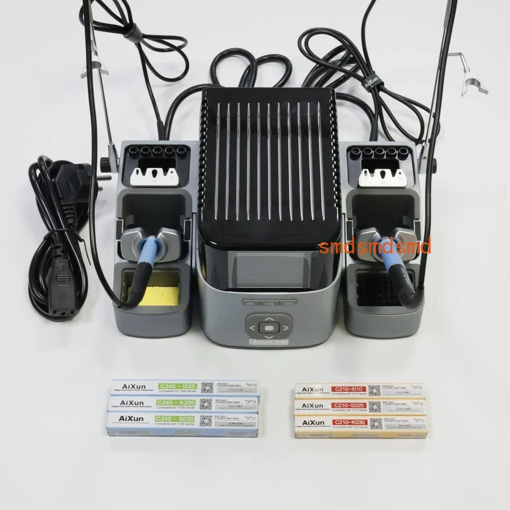 محطة لحام ذكية ثنائية القناة T - مراجعة Soldering Iron Kit وسعره