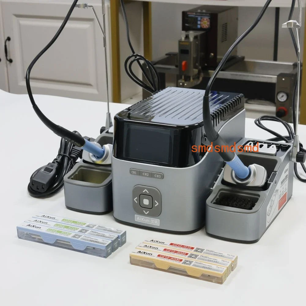 محطة لحام ذكية ثنائية القناة T - مراجعة Soldering Iron Kit وسعره