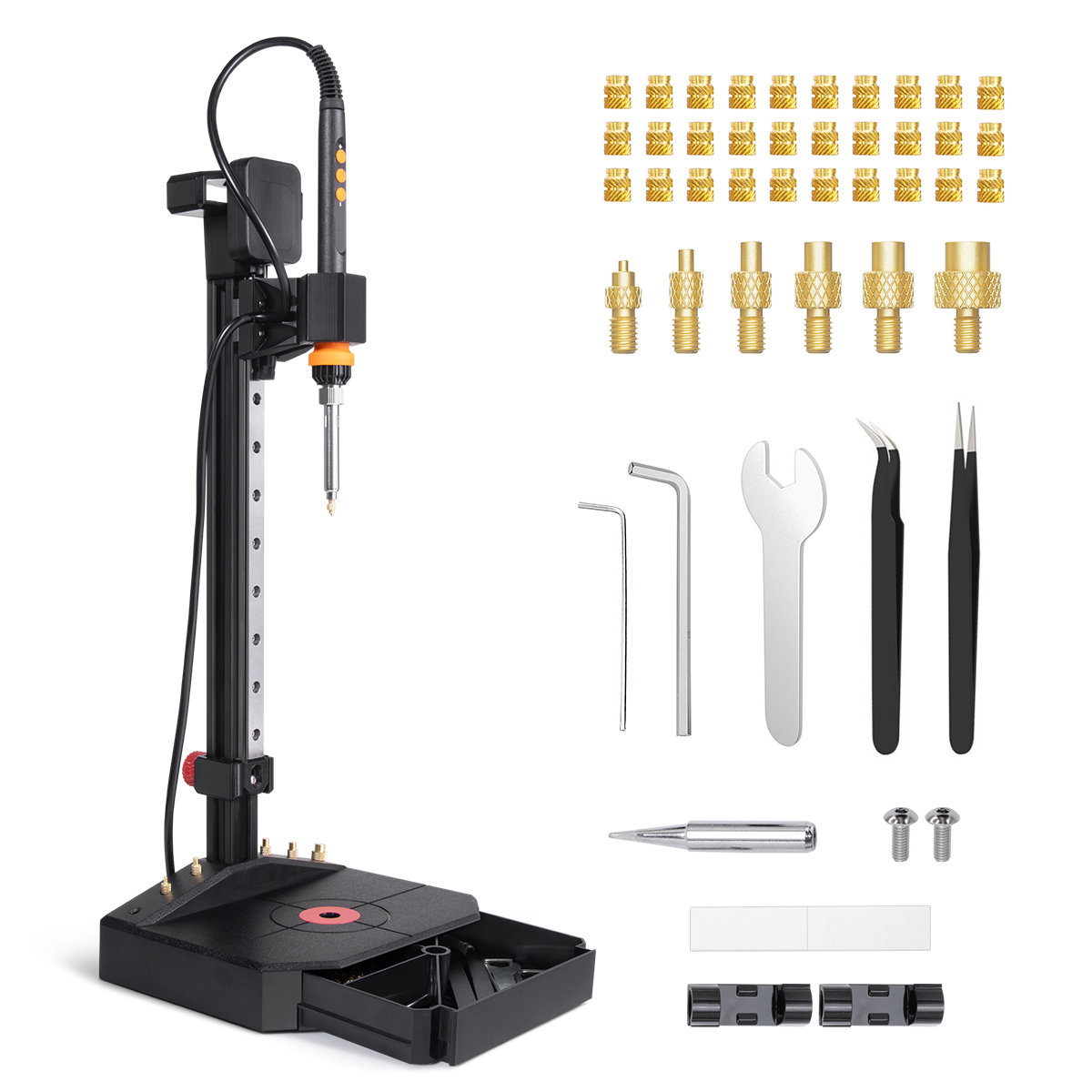 طقم أدوات الضغط الخفي M2 M3 M4 - مراجعة Soldering Iron Kit وسعره