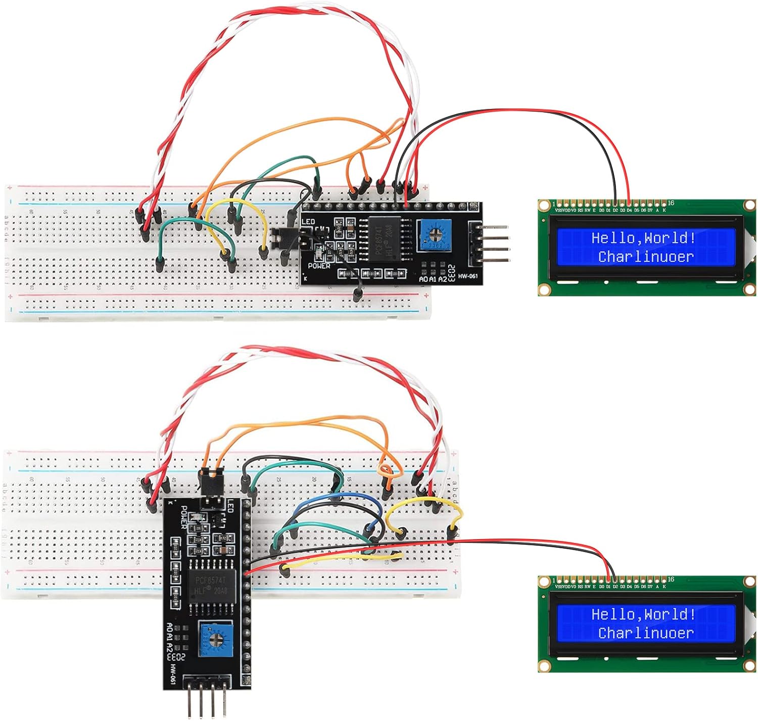 مجموعة واحدة من شاشة LCD 1602  - مراجعة I2C Lcd Display وسعره