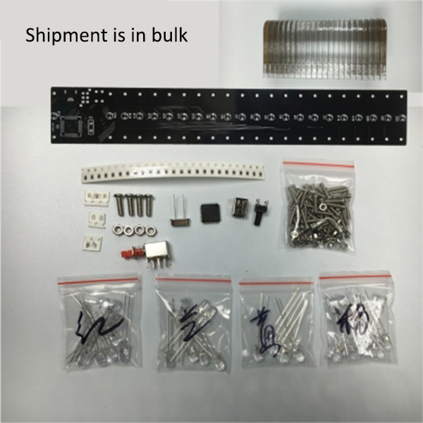 ضوء مكعب 21 قطعة LED الموسيقى  - مراجعة Diy Electronics Market وسعره