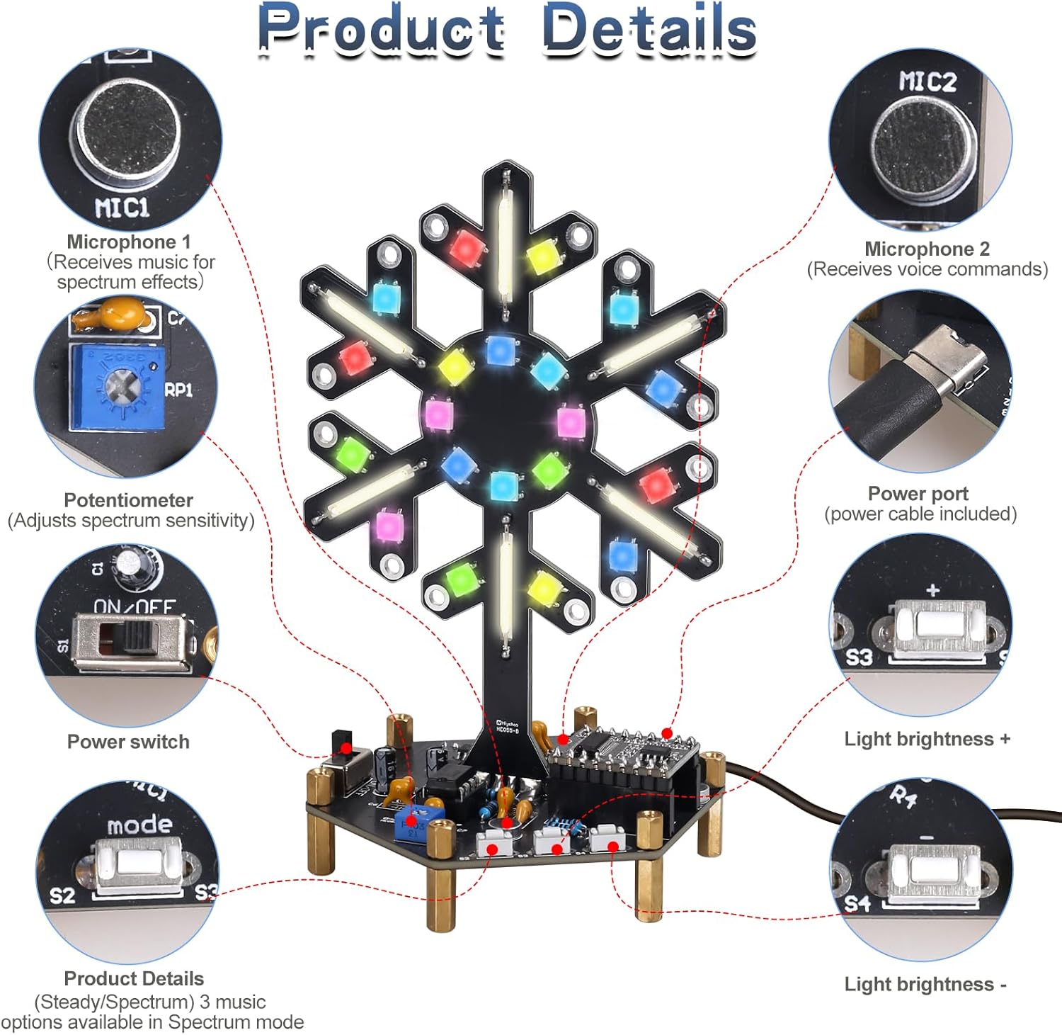 طقم تدريب على اللحام مع إضاءة  - مراجعة Diy Electronics For Kids وسعره